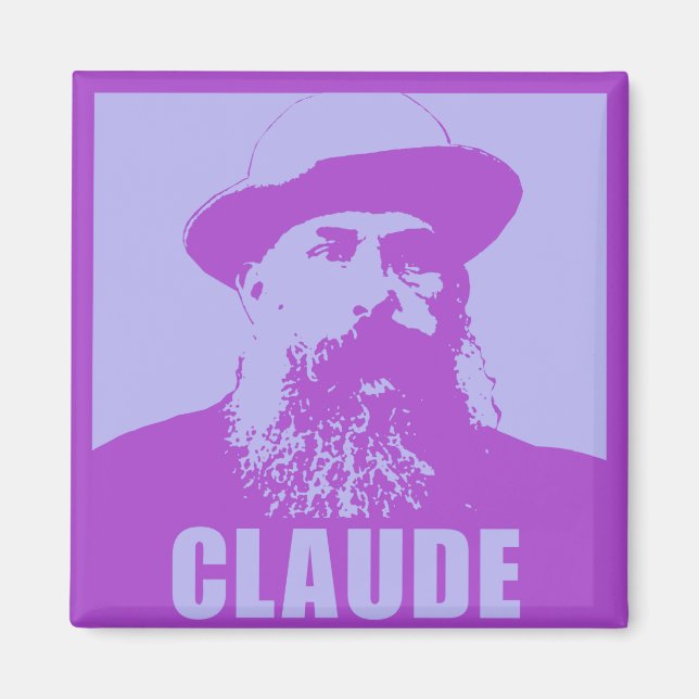 Pop Art Claude Monet | Mod Magnet (Front)