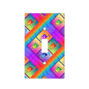 Pop Art Cocktails Light Switch Cover