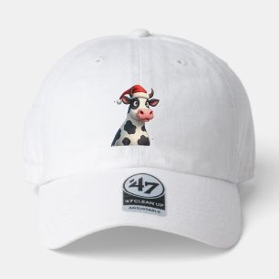 Pop Art Colorful Cow Christmas T-Shirt (1) 47 Brand Hat