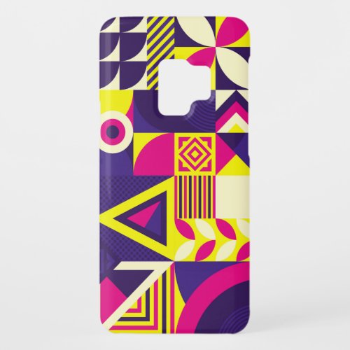 Pop art colorful geometric shapes Case_Mate samsung galaxy s9 case