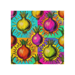 Pop Art Colorful Onions