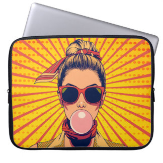  Pop Art Colorido  Arte Moderna Vibrante  Laptop Sleeve