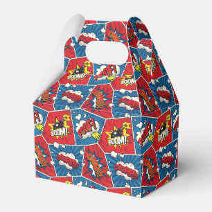 Pop Art Comic Book Panels Favor Boxes