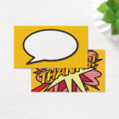 Pop Art Comic Book Speech Bubble Thanks (Desk)
