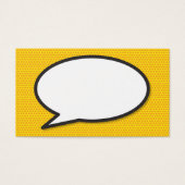 Pop Art Comic Book Speech Bubble Thanks (Front)