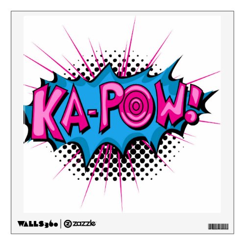 Pop Art Comic Ka_Pow Wall Sticker
