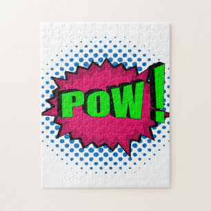Pop Art Comic Pow! Jigsaw Puzzle