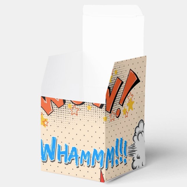Pop Art Comic Style Ha Ha Ha! Favor Boxes (Opened)