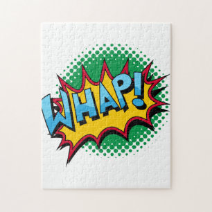 Pop Art Comic Style Whap! Jigsaw Puzzle