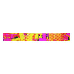 Pop Art Confetti Satin Ribbon