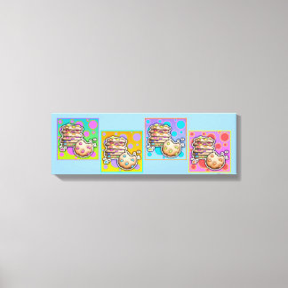 Pop Art COOKIES Gallery Wrapped Canvas Print