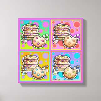 Pop Art COOKIES Gallery Wrapped Canvas Print