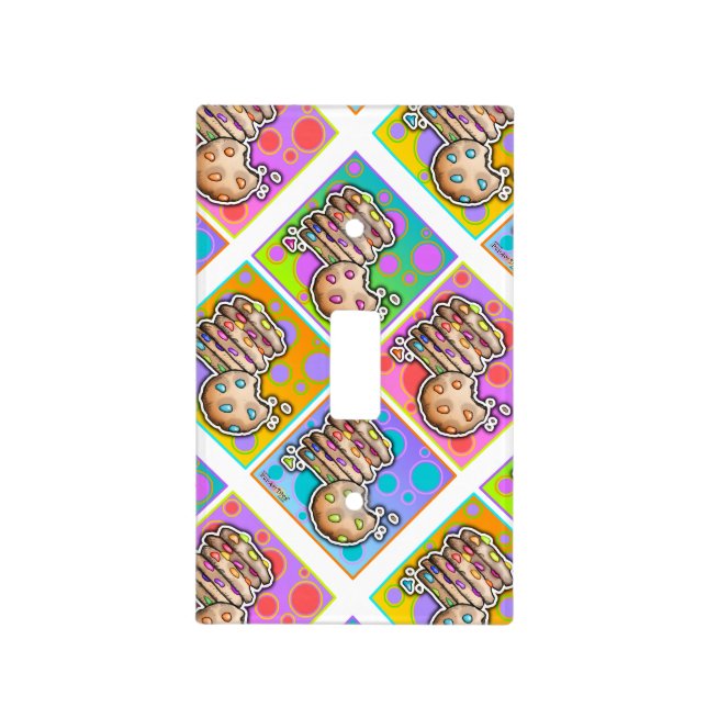 Pop Art COOKIES Light Switch Cover (Front)