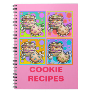 Pop Art Cookies Recipe Notebook