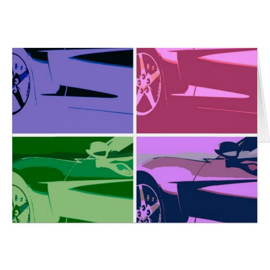 Pop Art Corvettes (Front Horizontal)