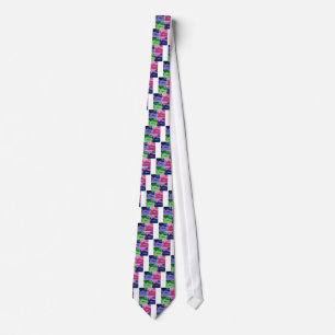 Pop Art Corvettes Neck Tie