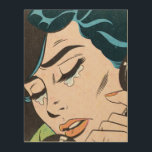 Pop Art | Crying Woman I | Wood Wall Art | 11"x14"<br><div class="desc">Crying Woman I

Pop Art

Created by digitally mimicking the 4-color process used for printing comic books in the early days.</div>