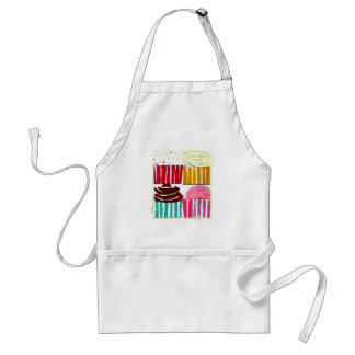 Pop Art Cupcakes Adult Apron