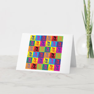 Pop Art Cycling Card