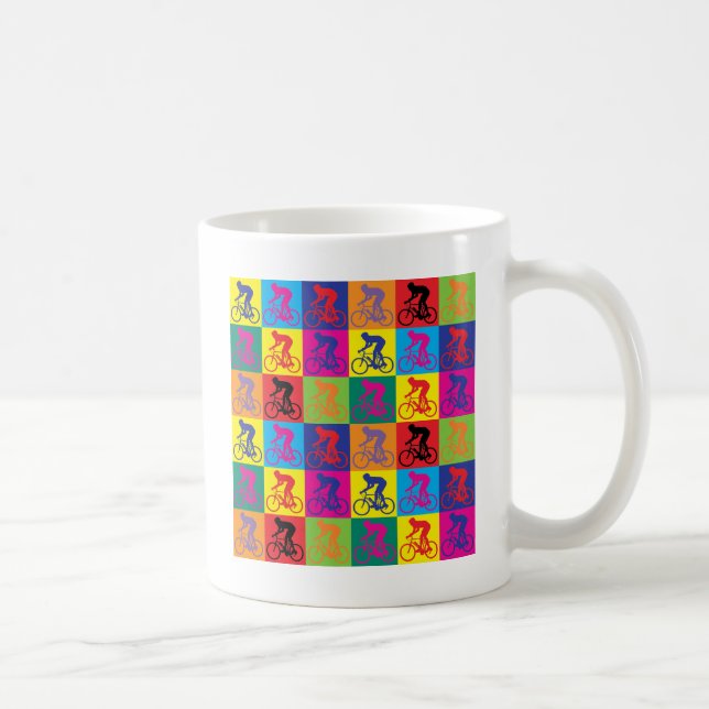 Pop Art Cycling Coffee Mug (Right)
