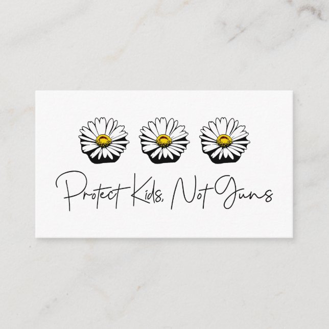 Pop Art Daisy Enclosure Card (Front)