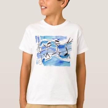 Pop Art Dancing Music Musical Notes Performing Art T-shirt by layooper at Zazzle