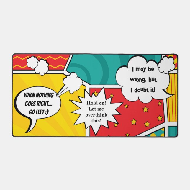 Pop Art Desk Mat (Front)