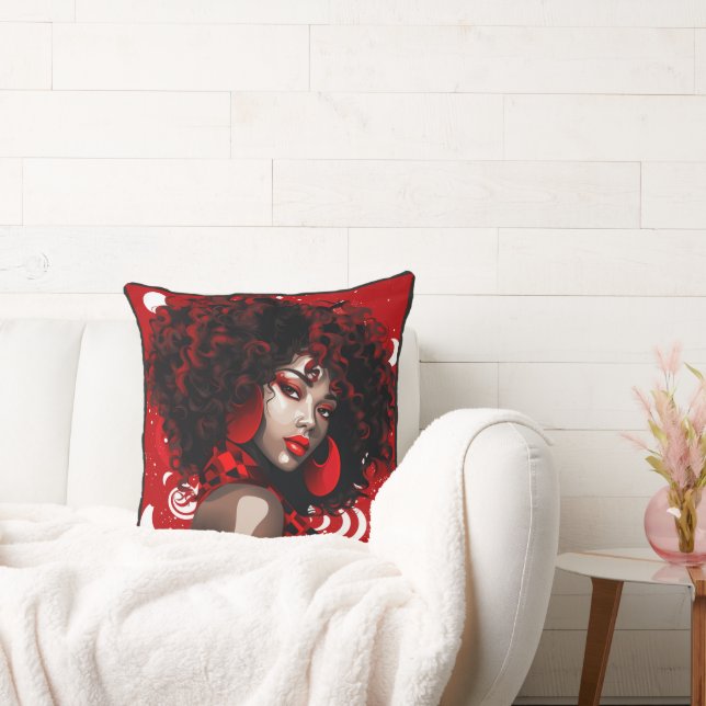 Pop Art Diva Haven: Diva Inspired Throw Pillow (Couch)