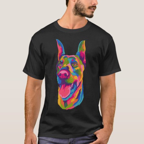 Pop Art Doberman Cute Paw Pet Men Women Kids Dog L T_Shirt