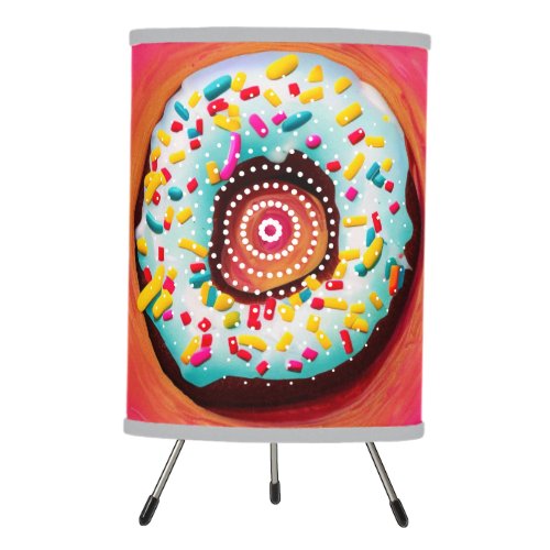 Pop Art Donut Tripod Lamp