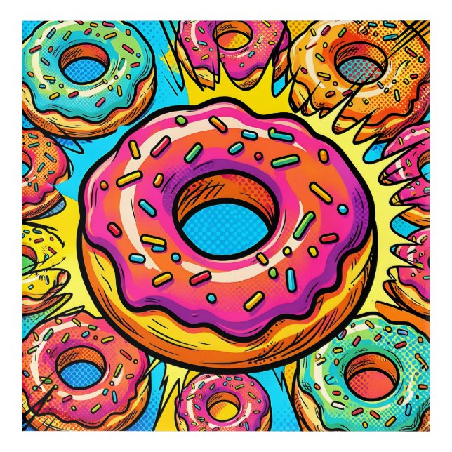 Pop Art Donuts Pattern (Front)