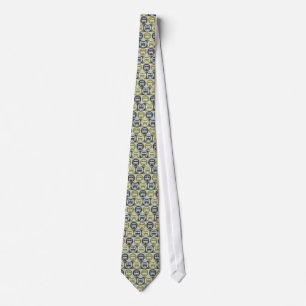 Pop Art Driving a Bus Neck Tie