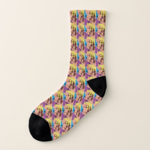 Pop Art Effect Beagle  Socks