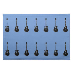 Pop Art Electric Guitar Cloth Placemat