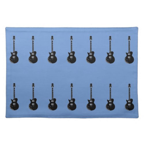 Pop Art Electric Guitar Cloth Placemat