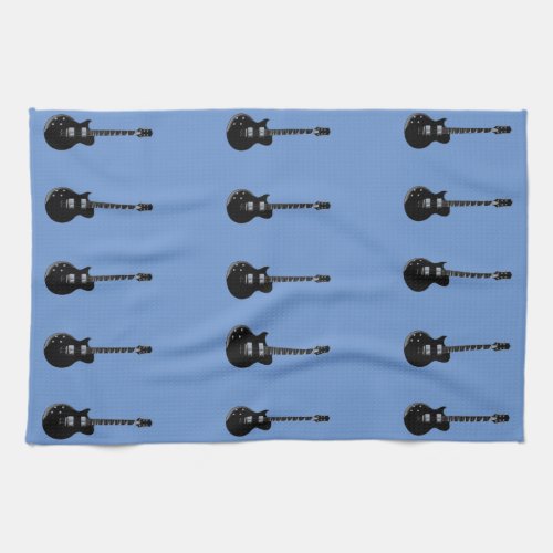 Pop Art Electric Guitar Kitchen Towel