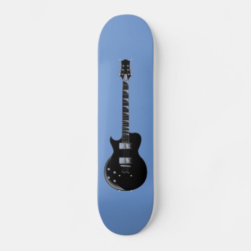 Pop Art Electric Guitar Skateboard