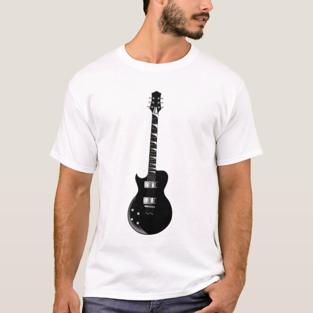 Pop Art Electric Guitar T-Shirt (Front)