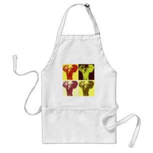 Pop Art Elephant Adult Apron