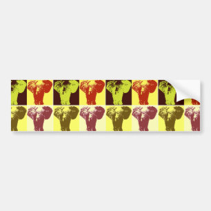 Pop Art Elephant Bumper Sticker