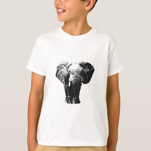 Pop Art Elephant T_Shirt