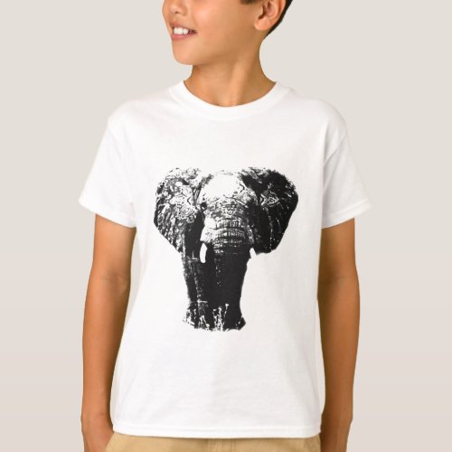 Pop Art Elephant T_Shirt