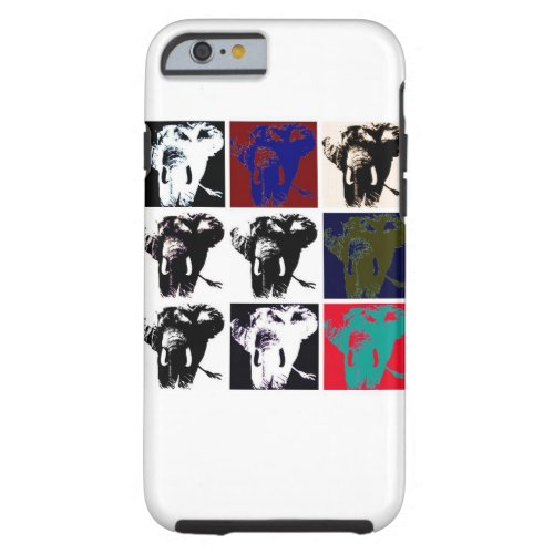 Pop Art Elephants Tough iPhone 6 Case