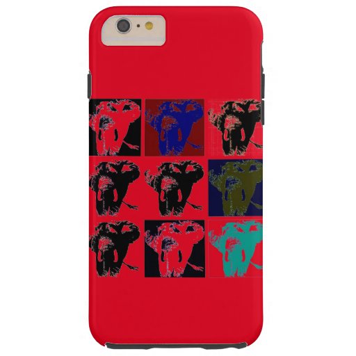 Pop Art Elephants Tough iPhone 6 Plus Case