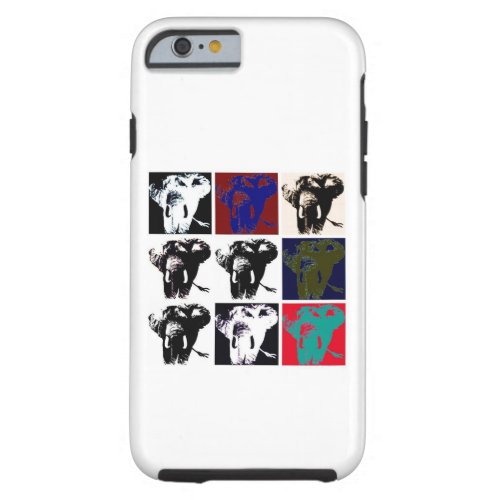 Pop Art Elephants Tough iPhone 6 Case