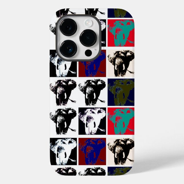 Pop Art Elephants Case-Mate iPhone Case (Back)