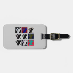 Pop Art Elephants Luggage Tag