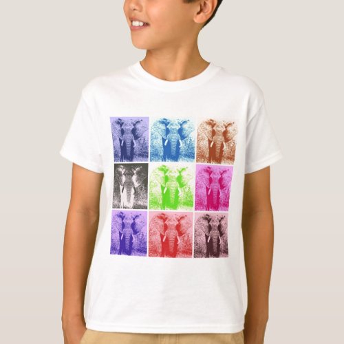 Pop Art Elephants T_Shirt