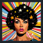 Pop Art Explosion Poster<br><div class="desc">Immerse yourself in a vibrant explosion of Pop Art that pays homage to the bold and colorful world of pop culture.</div>