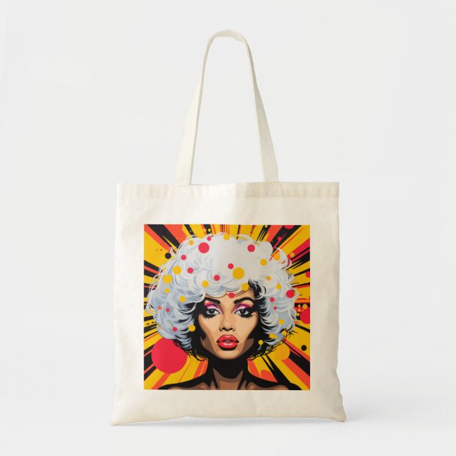Pop Art Explosion Tote Bag (Front)